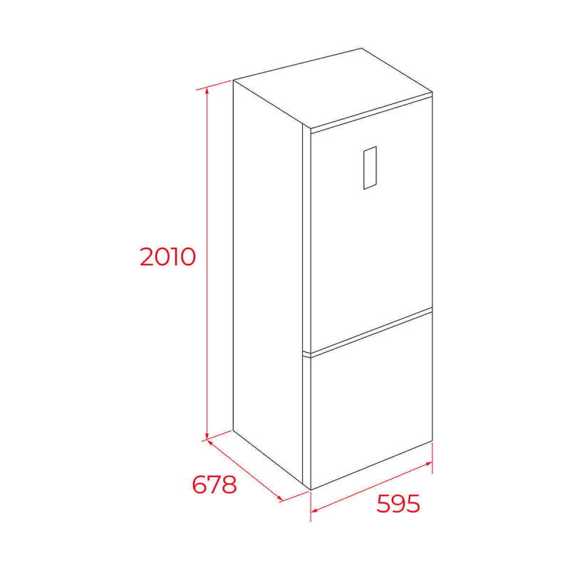 Teka RBF 78660 SS Ψυγειοκαταψύκτης 2,01x 60 Inox