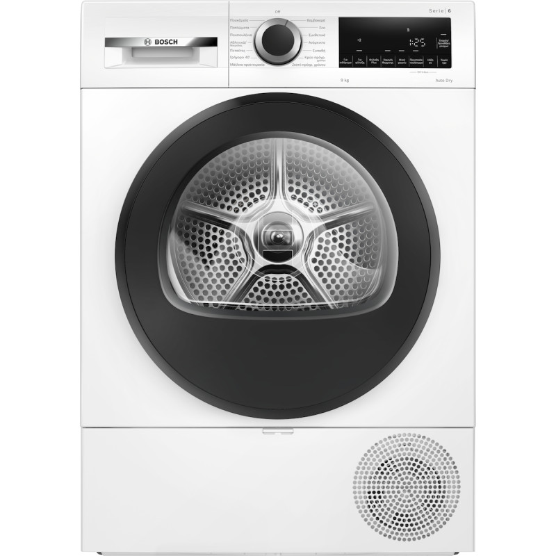 Bosch WQG24201G  Στεγνωτήριο 9kg D Με Αντ΄λια Θερμότητας Σειρά 6