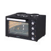 Primo PREO-40253NS Φουρνάκι Με 3 Εστίες 50L Με λειτουργία αέρα Μαύρο