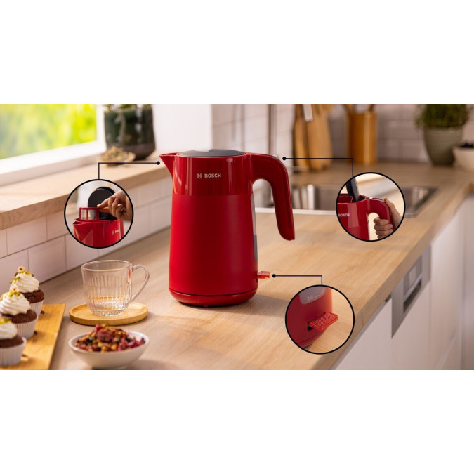 Bosch TWK2M164 Βραστήρας MyMoment Κόκκινο 