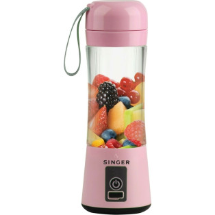  Singer PB 138PK Μπλέντερ Φορητό Επαναφορτιζόμενο Ροζ