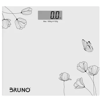 Bruno BRN-0055  Ψηφιακή Ζυγαριά , Εως 180kg, Λευκή