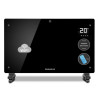 Princess GPH-25DA Θερμοπομπός Δαπέδου ΜΑΥΡΟ Τοίχου 2500W με Ηλεκτρονικό Θερμοστάτη και WiFi 